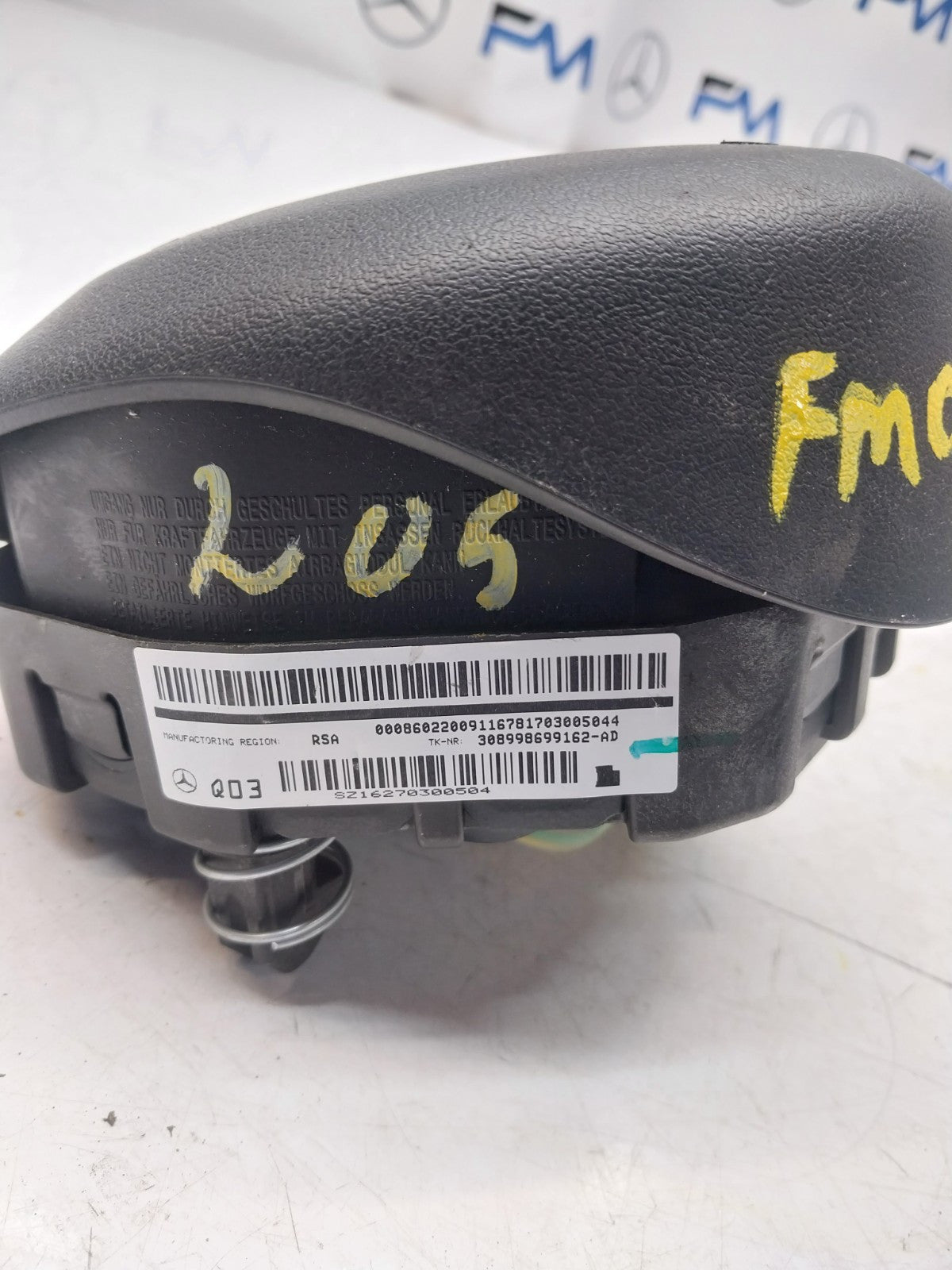 MERCEDES C-CLASS W205 STEERING WHEEL AIRBAG 308998699162-AD FM00702