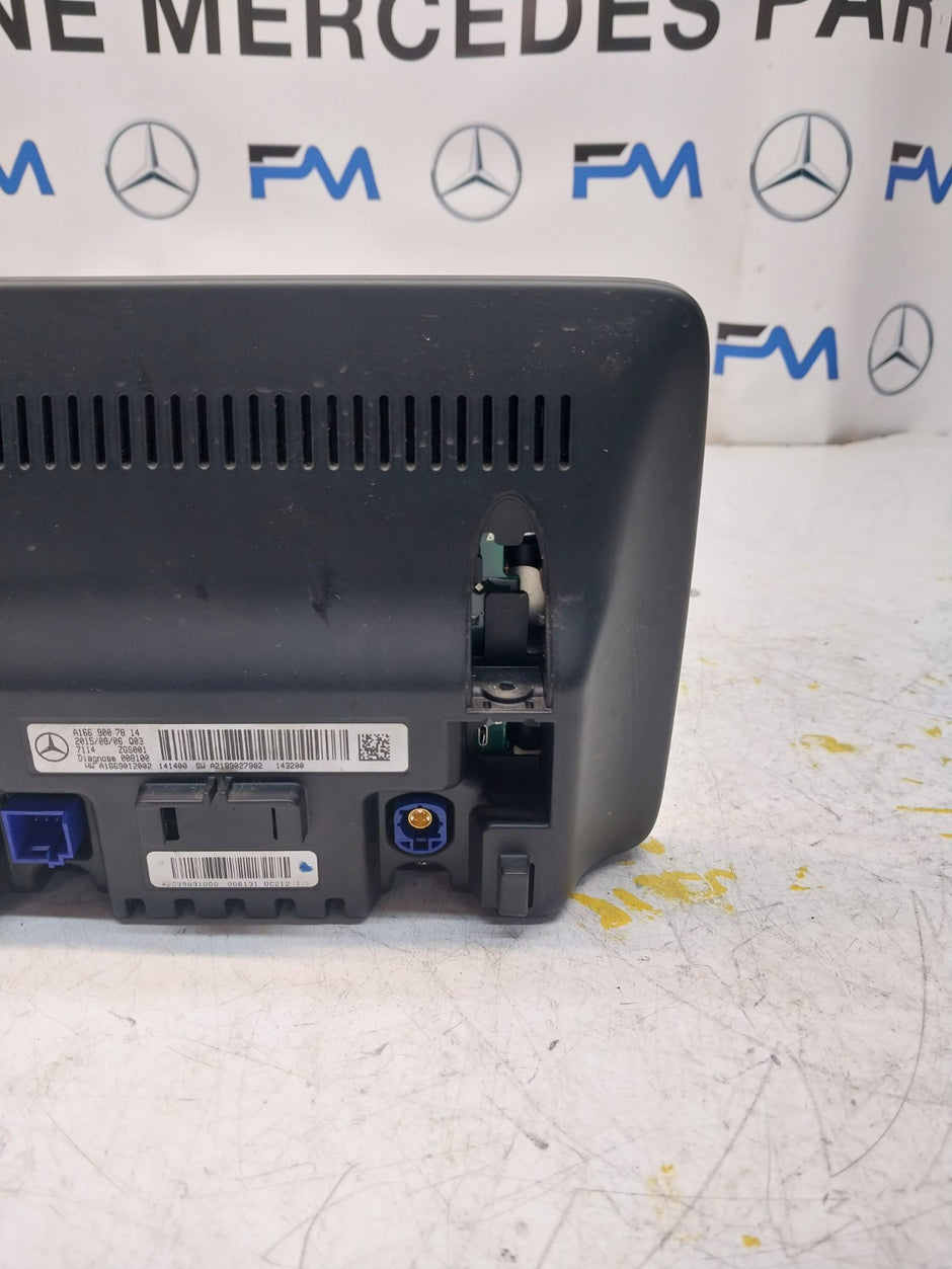 MERCEDES M-CLASS W166 DISPLAY SCREEN A1669007814 FM00711