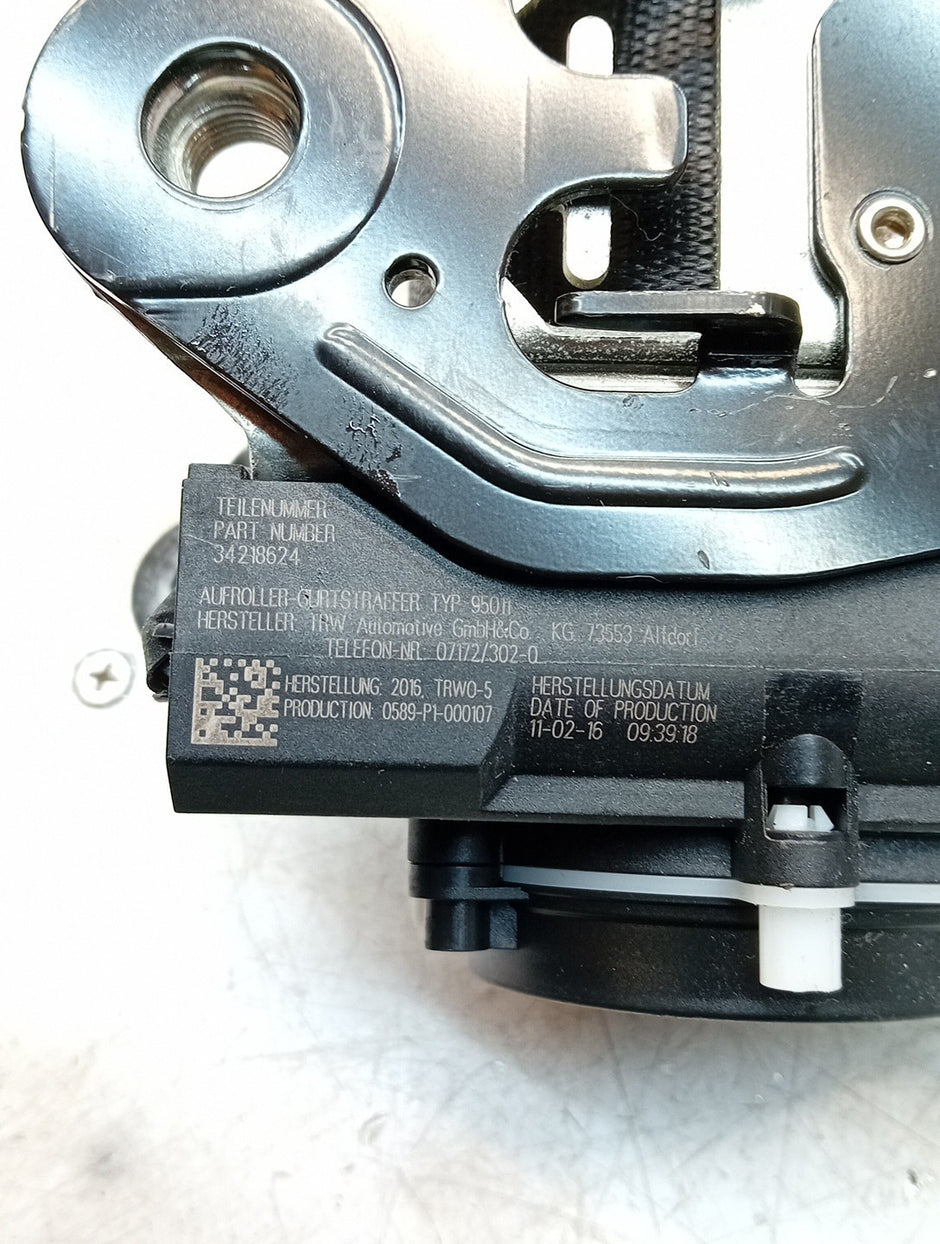 MERCEDES E220 SEAT BELT A2138605600 FRONT RIGHT DSL AUTO W213 ESTATE FMS92 OSF