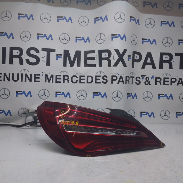 MERCEDES CLA W117 REAR PASSENGER N/S TAIL LIGHT A1769063900 2017 FMT78