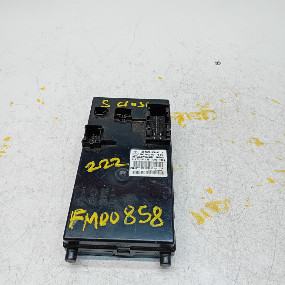 MERCEDES S CLASS 2017 W222 AIR CONDITIONING CONTROL MODULE A0009008518 FM00858