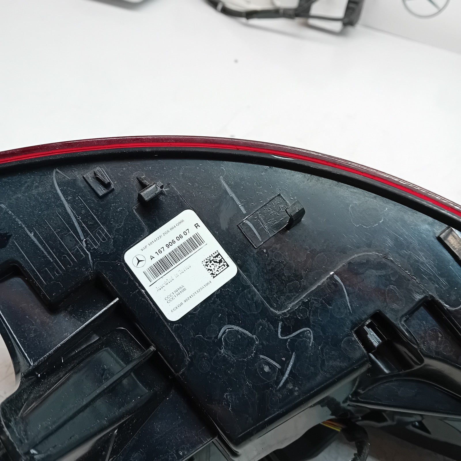 MERCEDES GLE W167 DRIVER SIDE OS REAR TAIL LIGHT A1679060607 FMT222