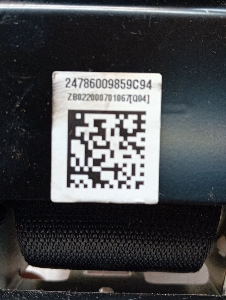 Mercedes-Benz A/B Class Rear Seat Belt Left/Right W177 A2478600985 NSR/OSR FMS60