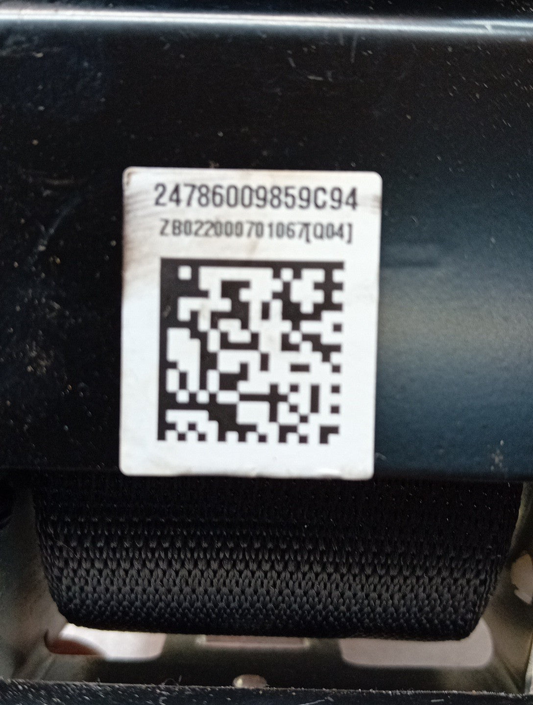 Mercedes-Benz A/B Class Rear Seat Belt Left/Right W177 A2478600985 NSR/OSR FMS60