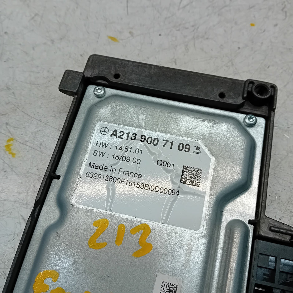 MERCEDES E-CLASS W213 ECU INTELLIGENT DRIVE CONTROL MODULE A2139007109 FM00914