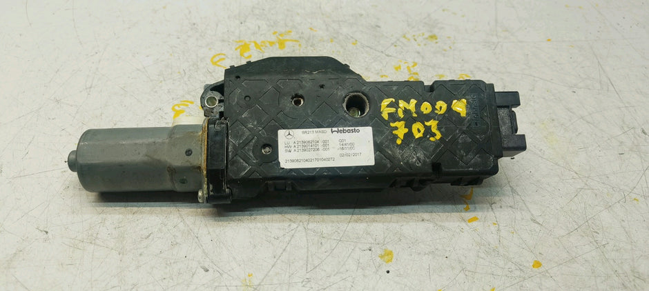Mercedes E-CLASS W213 Sunroof Motor/Mechanism A2139062104 FM00703