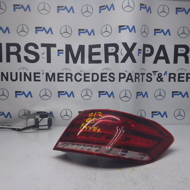 MERCEDES E-CLASS W212 REAR DRIVER O/S TAIL LIGHT A2129060803 2014 FMT84