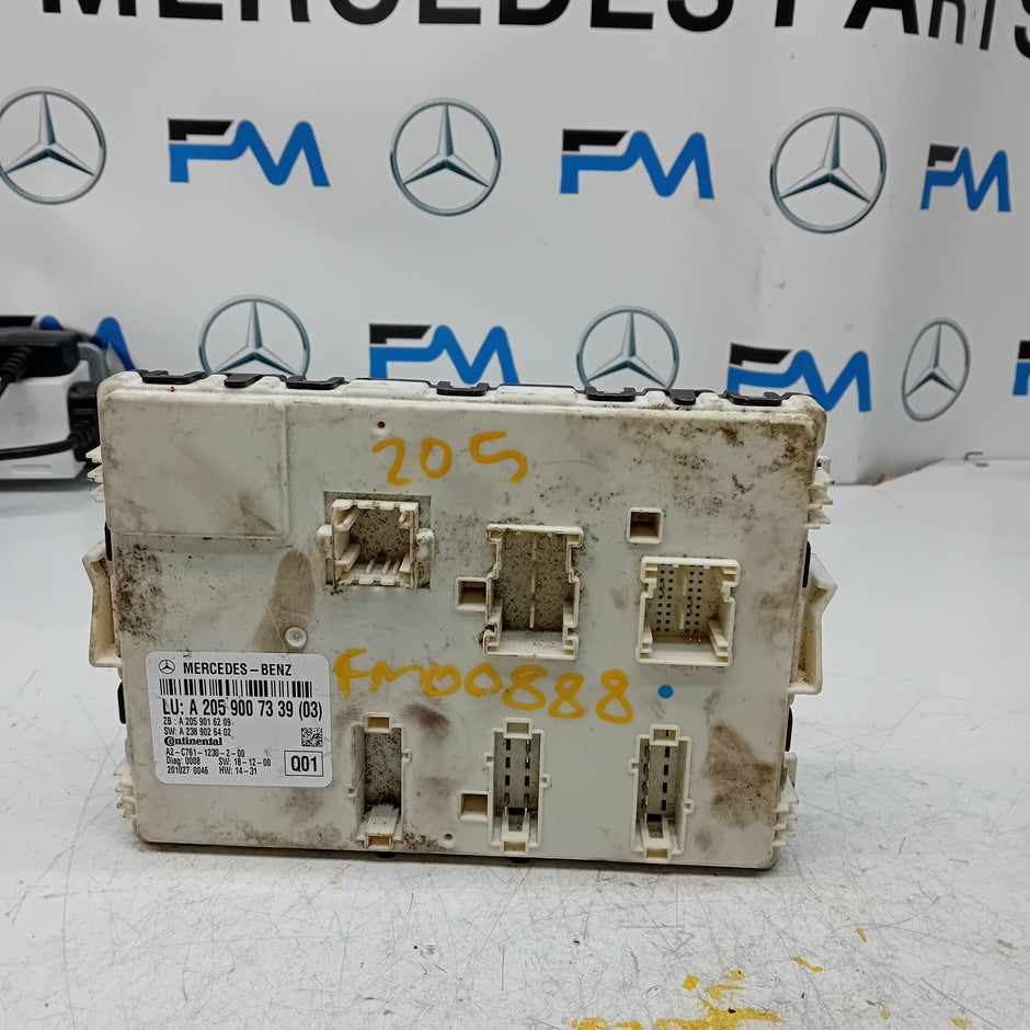 MERCEDES C-CLASS SAM CONTROL MODULE W205 A2059007339 FM00888