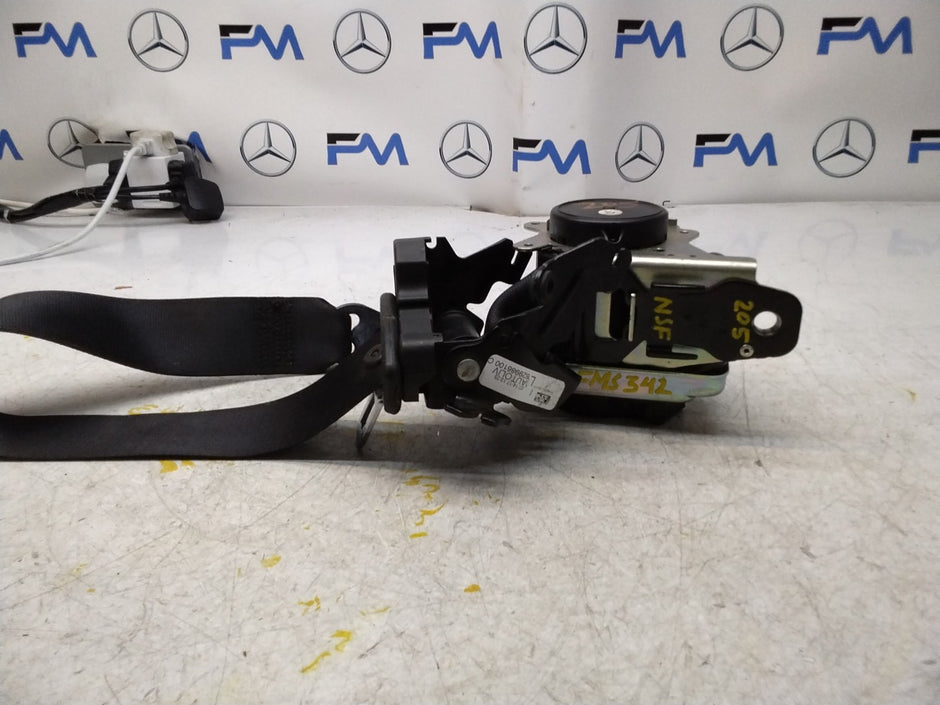 MERCEDES-BENZ W205 C CLASS FRONT LEFT PASSENGER SEATBELT A2058605185 FMS342 NSF