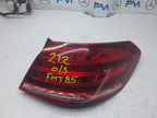 MERCEDES E-CLASS W212 REAR DRIVER O/S TAIL LIGHT A2129060803 2018 FMT85