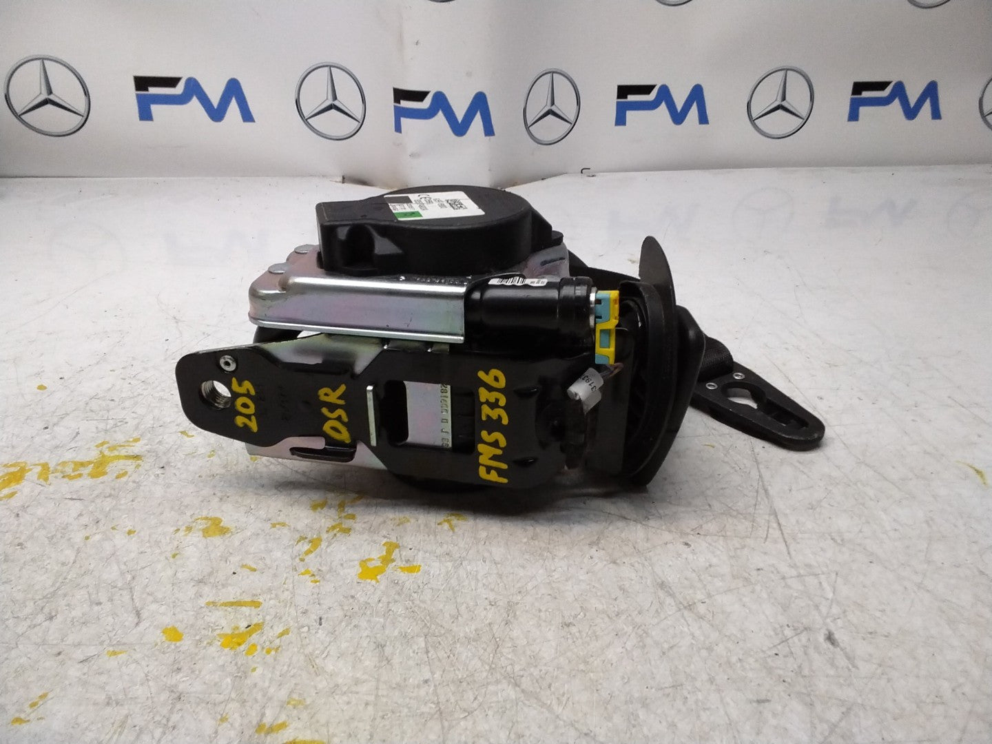MERCEDES C-CLASS W205 SEAT BELT REAR RIGHT DRIVER SIDE A2058600285 FMS336 OSR