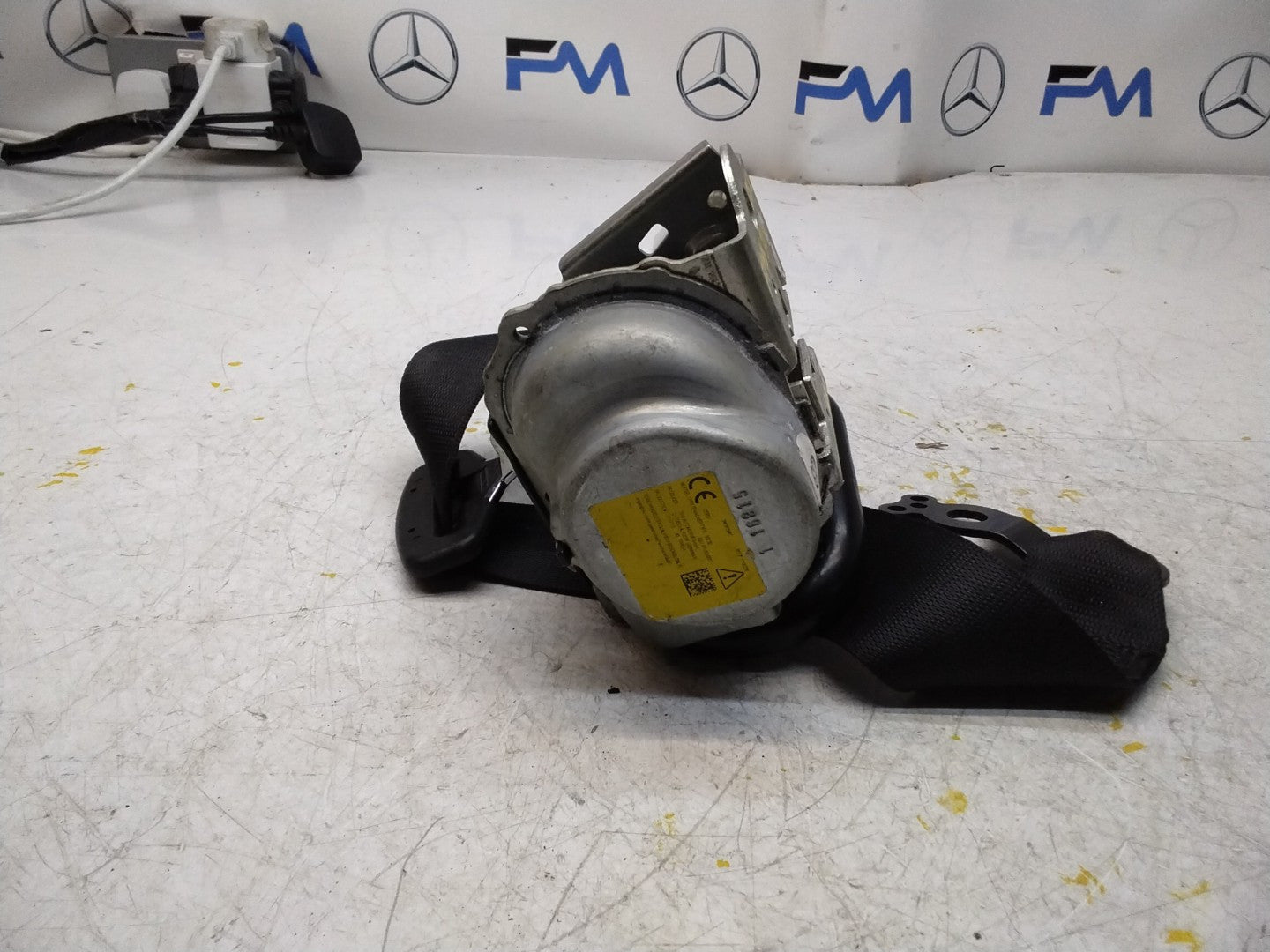 MERCEDES C-CLASS W205 SEAT BELT REAR RIGHT DRIVER SIDE A2058600685 FMS313 OSR