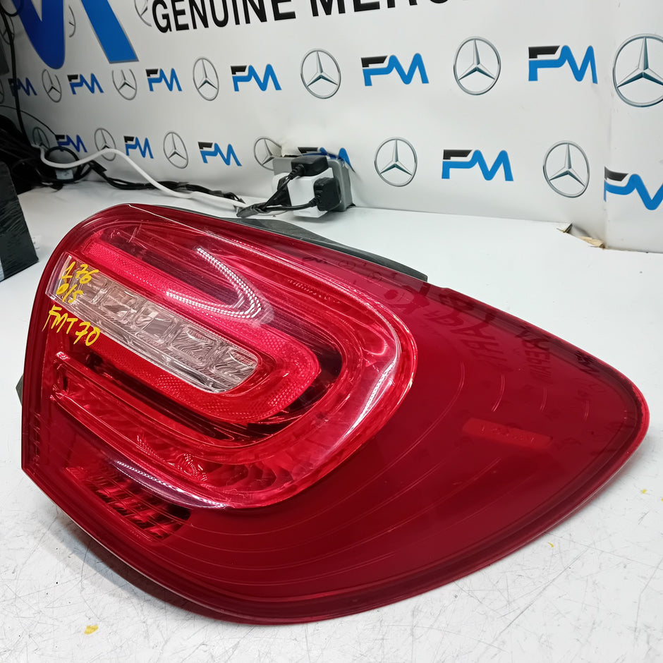 MERCEDES A-CLASS W176 2013 REAR DRIVER O/S TAIL LIGHT A1769062400 FMT70