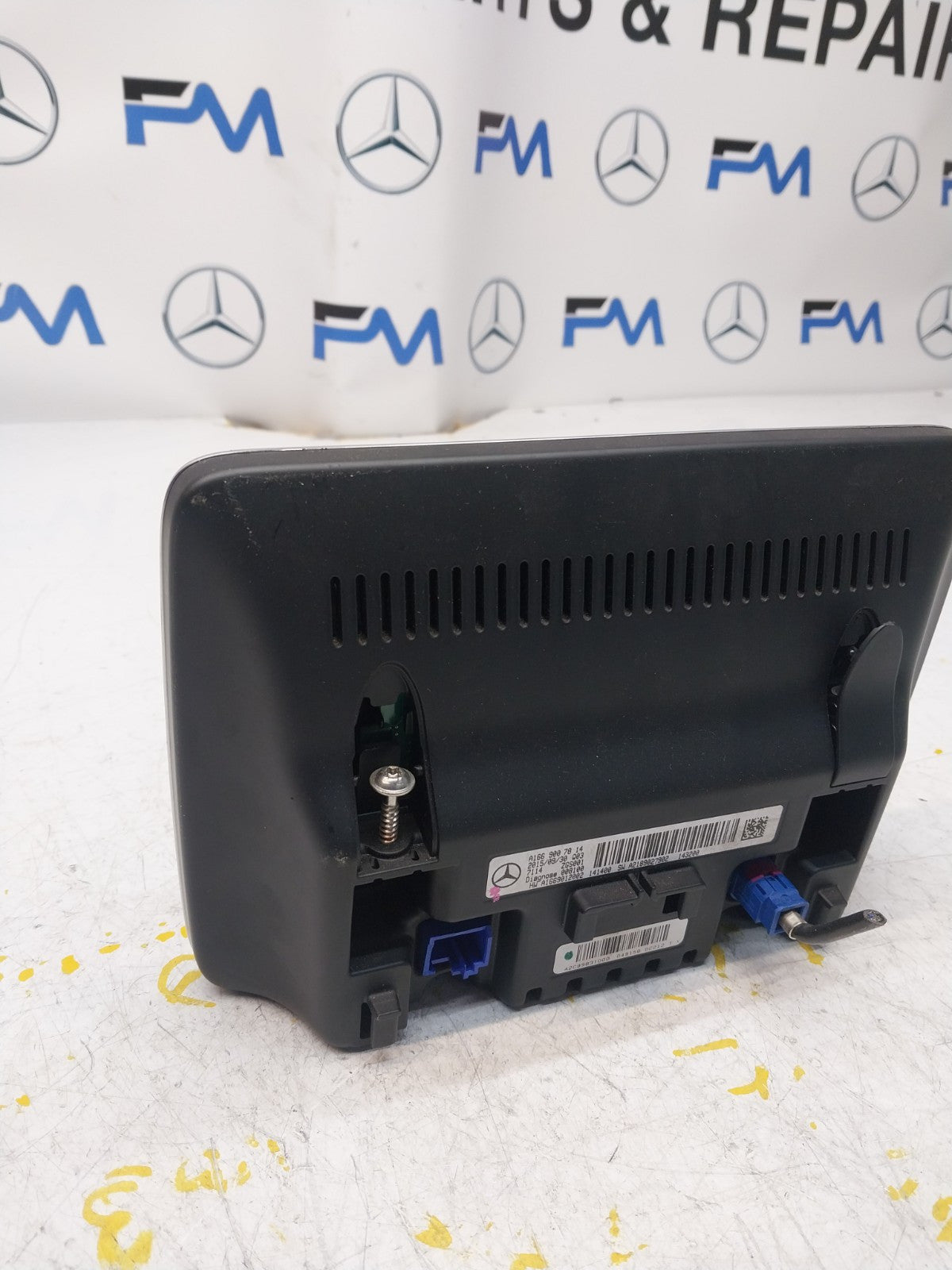 MERCEDES M-CLASS W166 DISPLAY SCREEN A1669007814 2015 FM00719