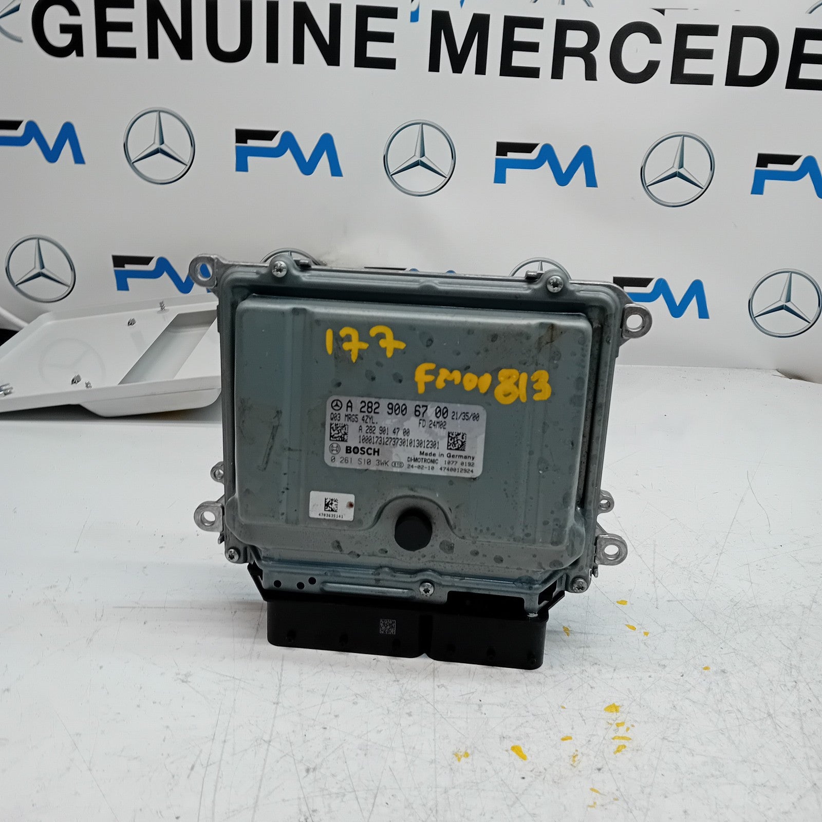 MERCEDES  A-CLASS W177 2018 ENGINE  ECU CONTROL MODULE A2829006700 FM00813