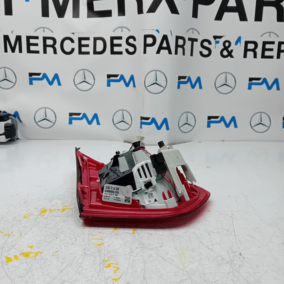 MERCEDES GLA W156 DRIVER SIDE OS REAR TAIL LIGHT A1569060458 2015 FMT166