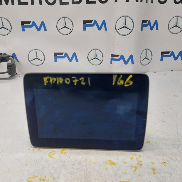 MERCEDES ML/M-CLASS W166 DISPLAY SCREEN A1669007814 2015 FM00721