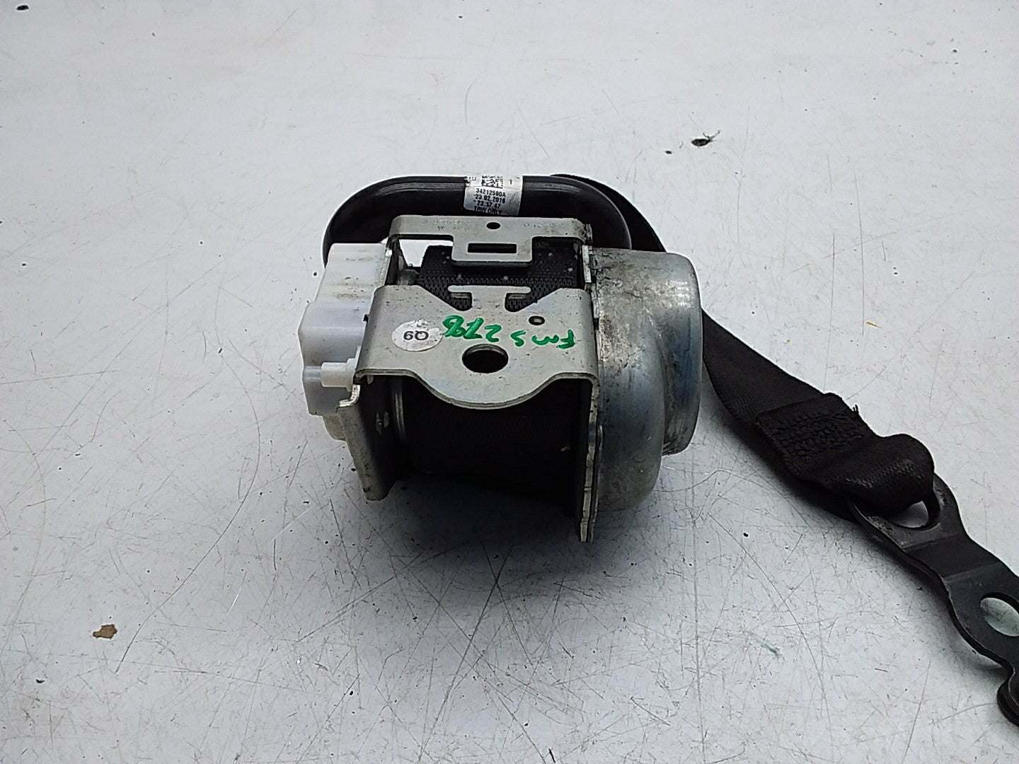 MERCEDES C-CLASS W205 SEAT BELT REAR RIGHT DRIVER SIDE A2058600685 FMS278 OSR