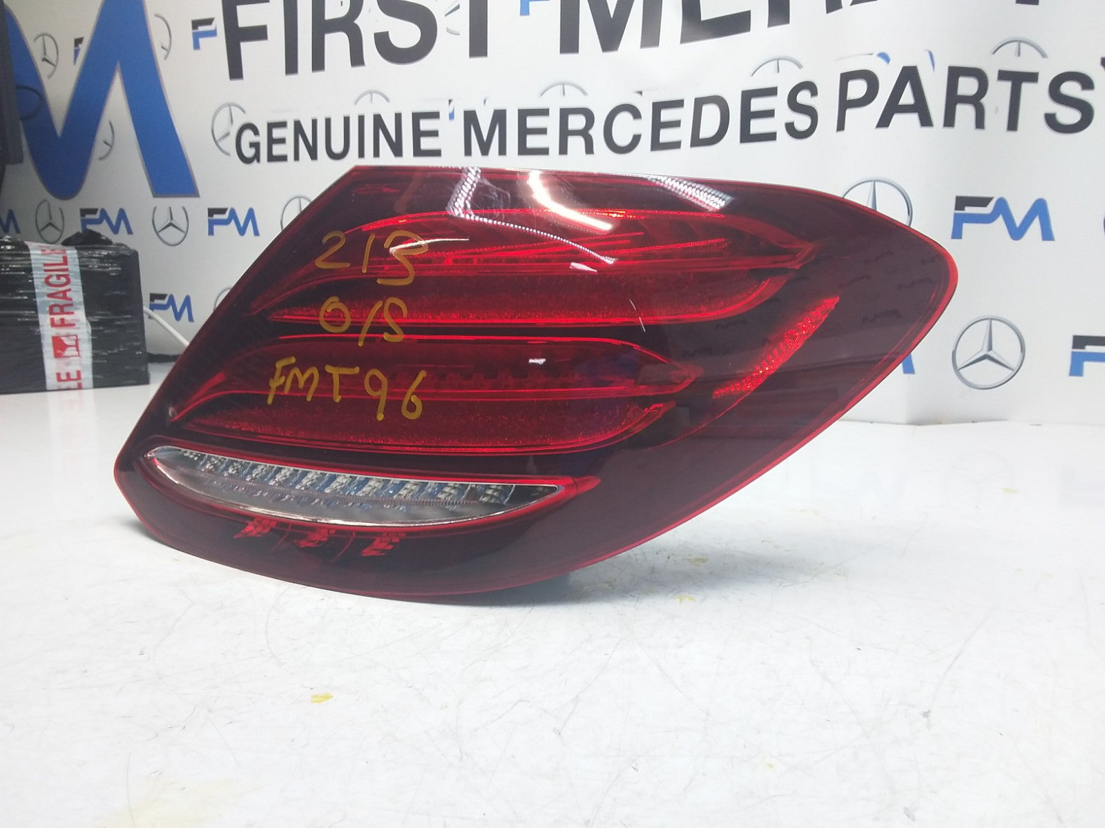 MERCEDES E-CLASS W213 DRIVER SIDE OS REAR TAIL LIGHT FMT96