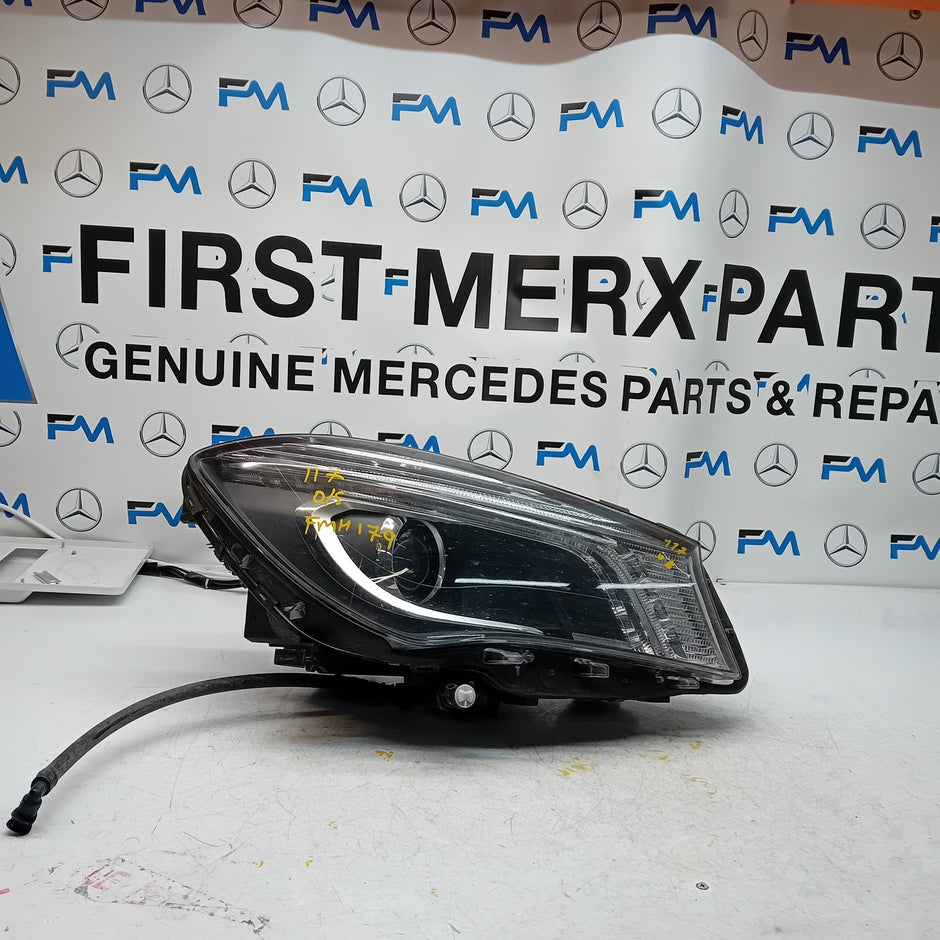 MERCEDES CLA-CLASS HEADLIGHT DRIVER OS  RIGHT A1179065400 2015 BI-XENON FMH179