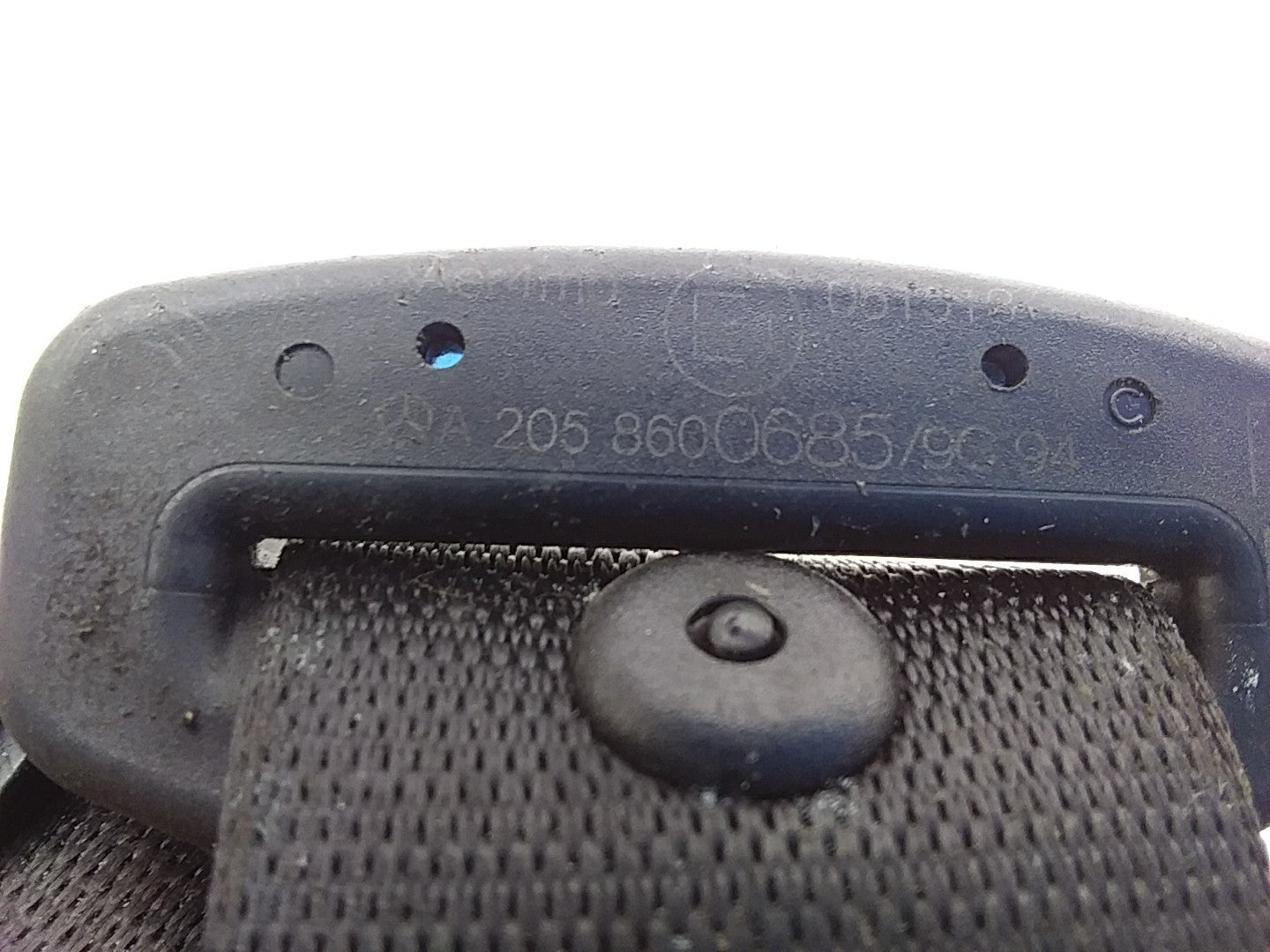 MERCEDES C-CLASS W205 SEAT BELT REAR RIGHT DRIVER SIDE A2058600685 FMS278 OSR