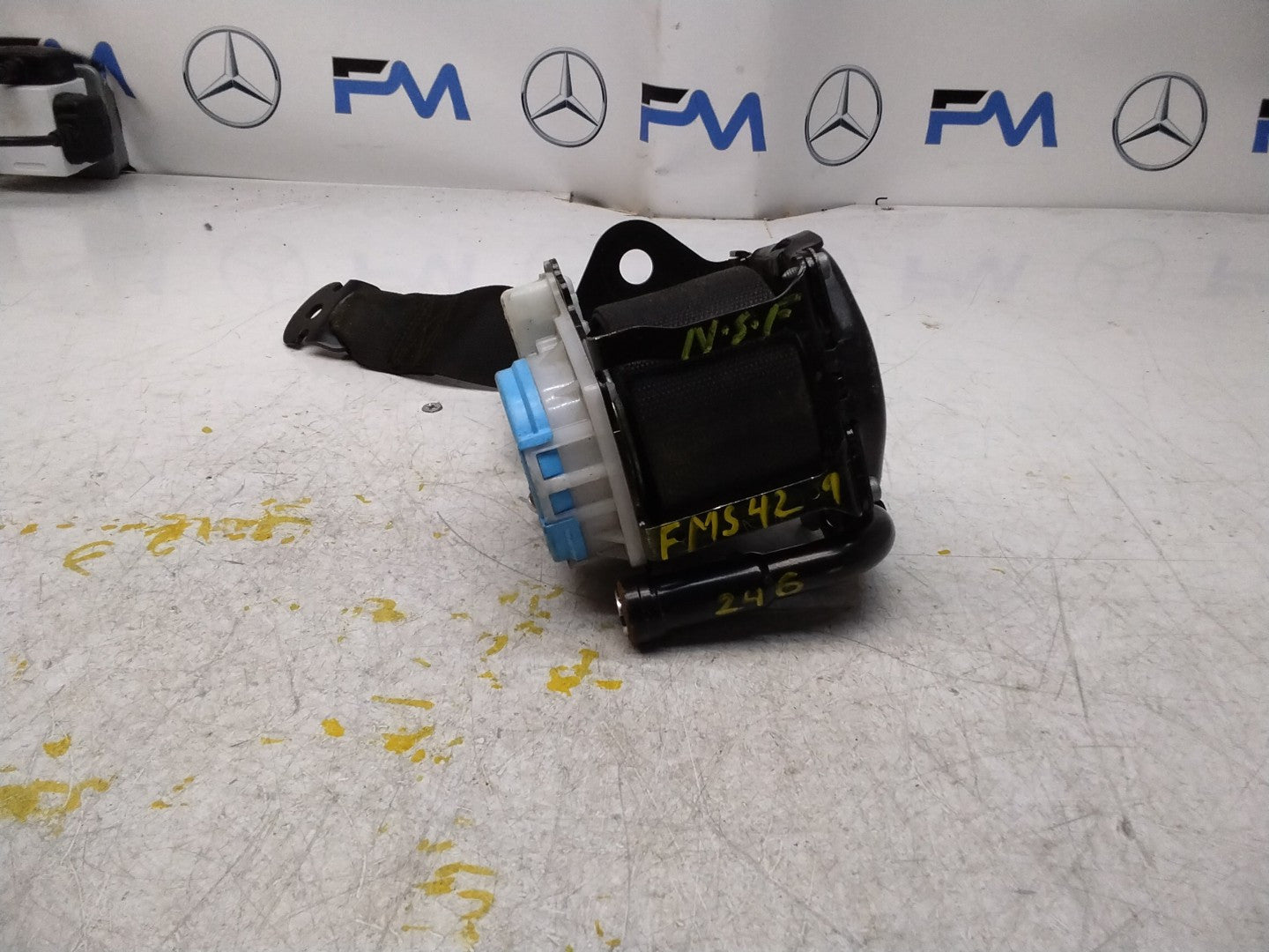 MERCEDES A CLASS SEAT BELT FRONT LEFT PASSENGER SIDE A2468600000 W176 FMS429 NSF