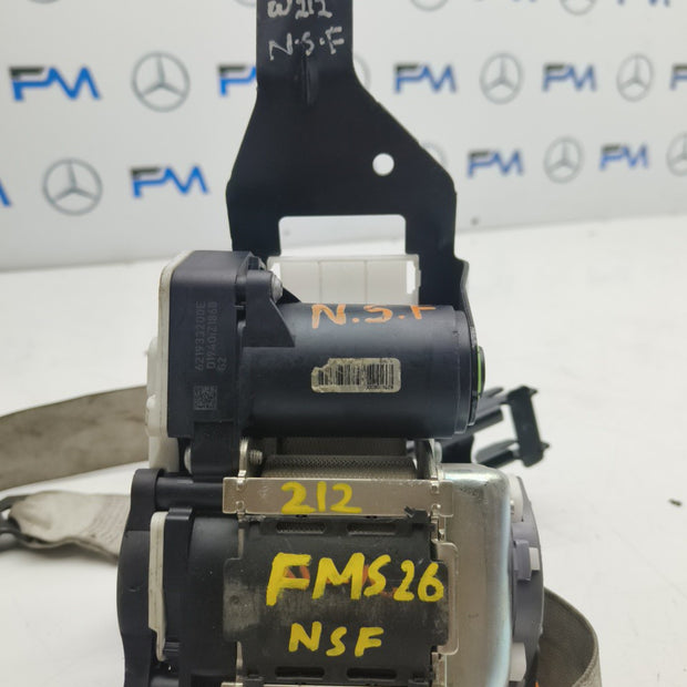 MERCEDES E CLASS W212 SEAT BELT FRONT LEFT PASSENGER SIDE A2128600786 FMS26 NSF