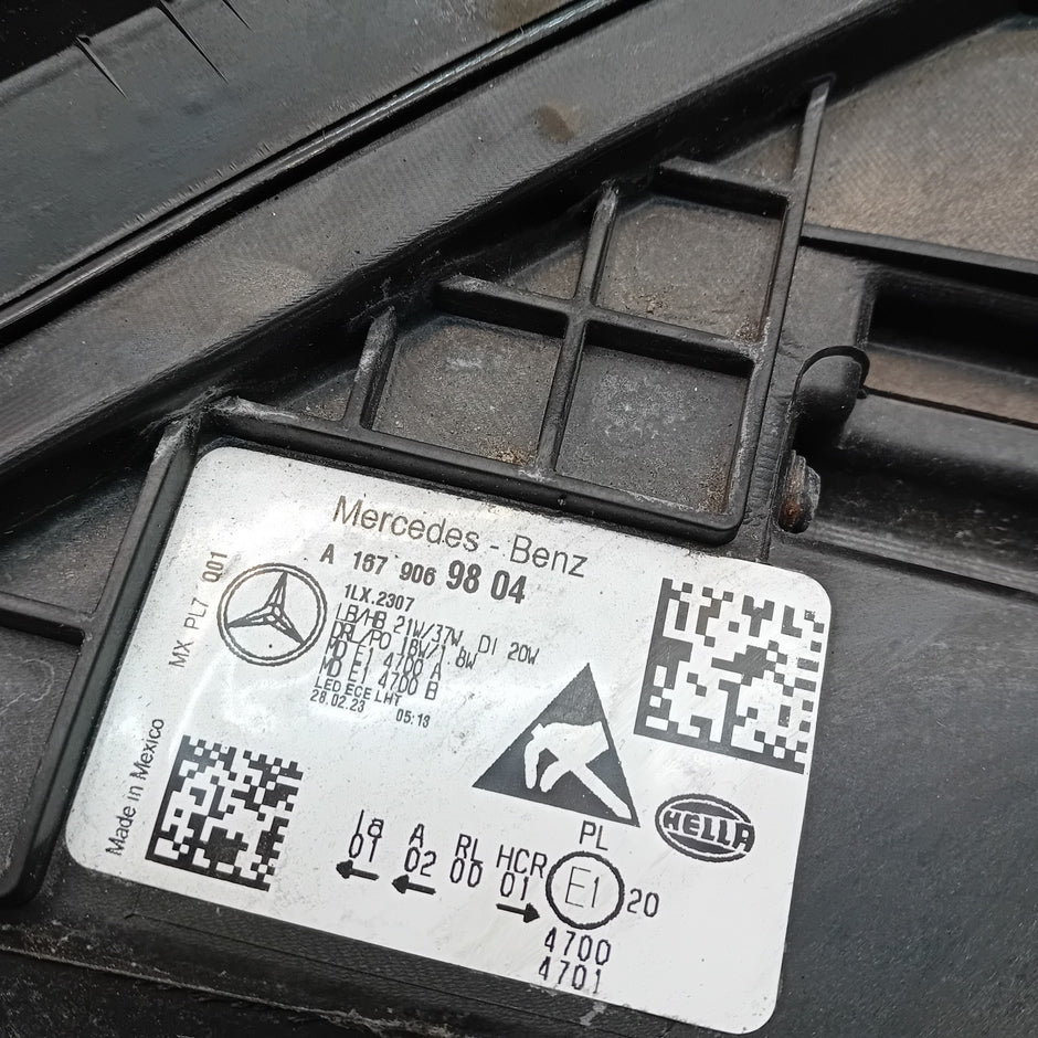 MERCEDES GLE HEADLIGHT DRIVER OS  RIGHT A1679069804 2023 LED HIGH PERFORM FMH180