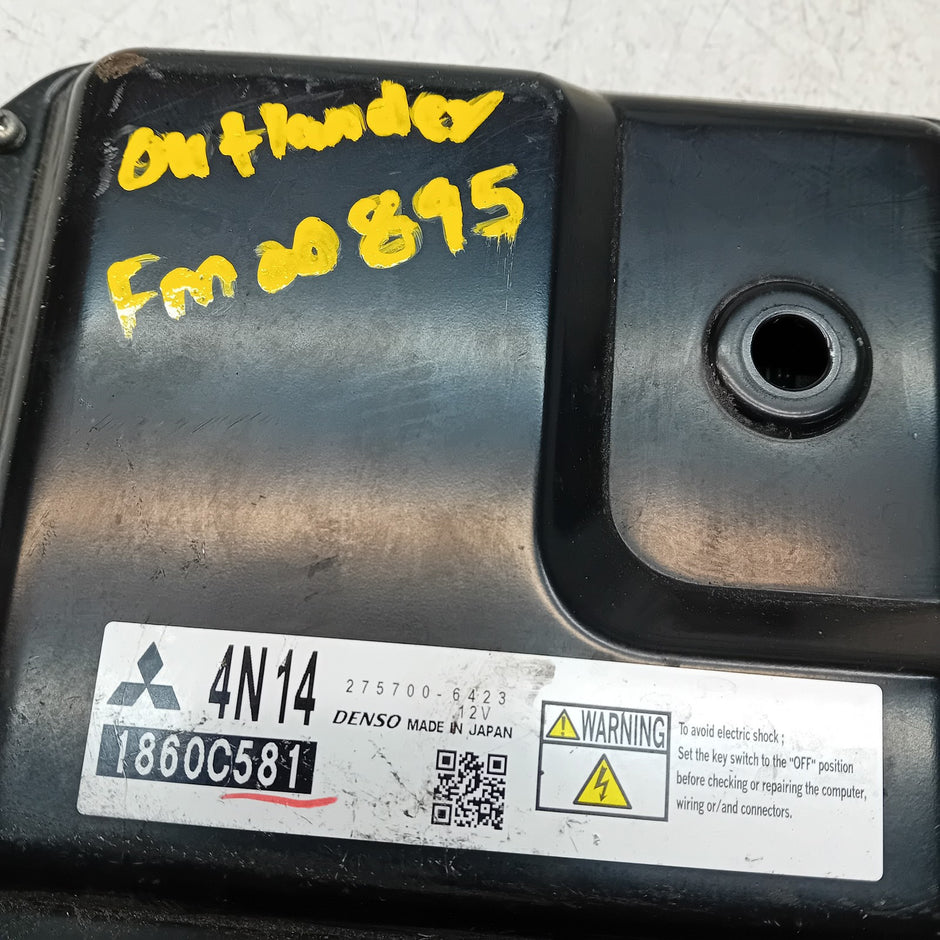 MITSUBISHI OUTLANDER   ENGINE  ECU CONTROL MODULE 1860C581 FM00895