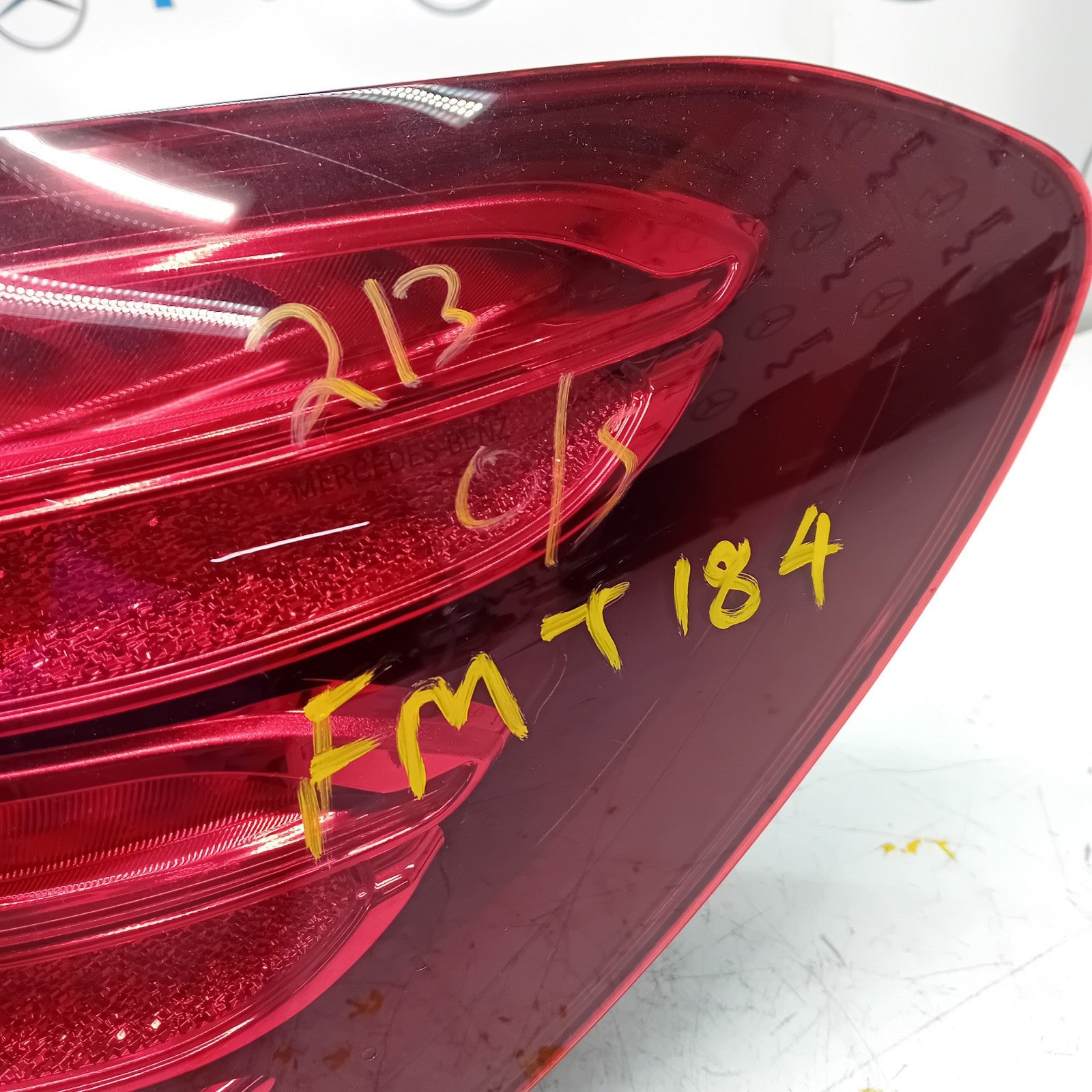 MERCEDES E-CLASS W213 DRIVER SIDE OS REAR TAIL LIGHT FMT184 2023 A2139068000