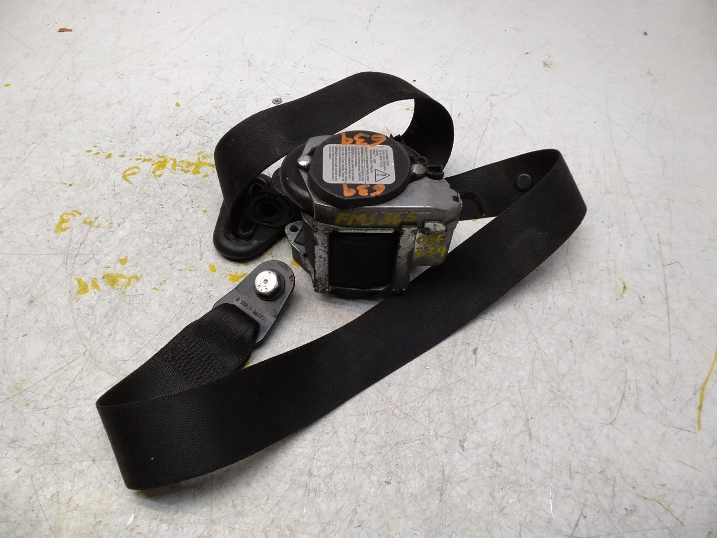 MERCEDES VITO CDI E5 PANEL VAN  SEAT BELT - DRIVER FRONT A6398603885 FMS365 OSF