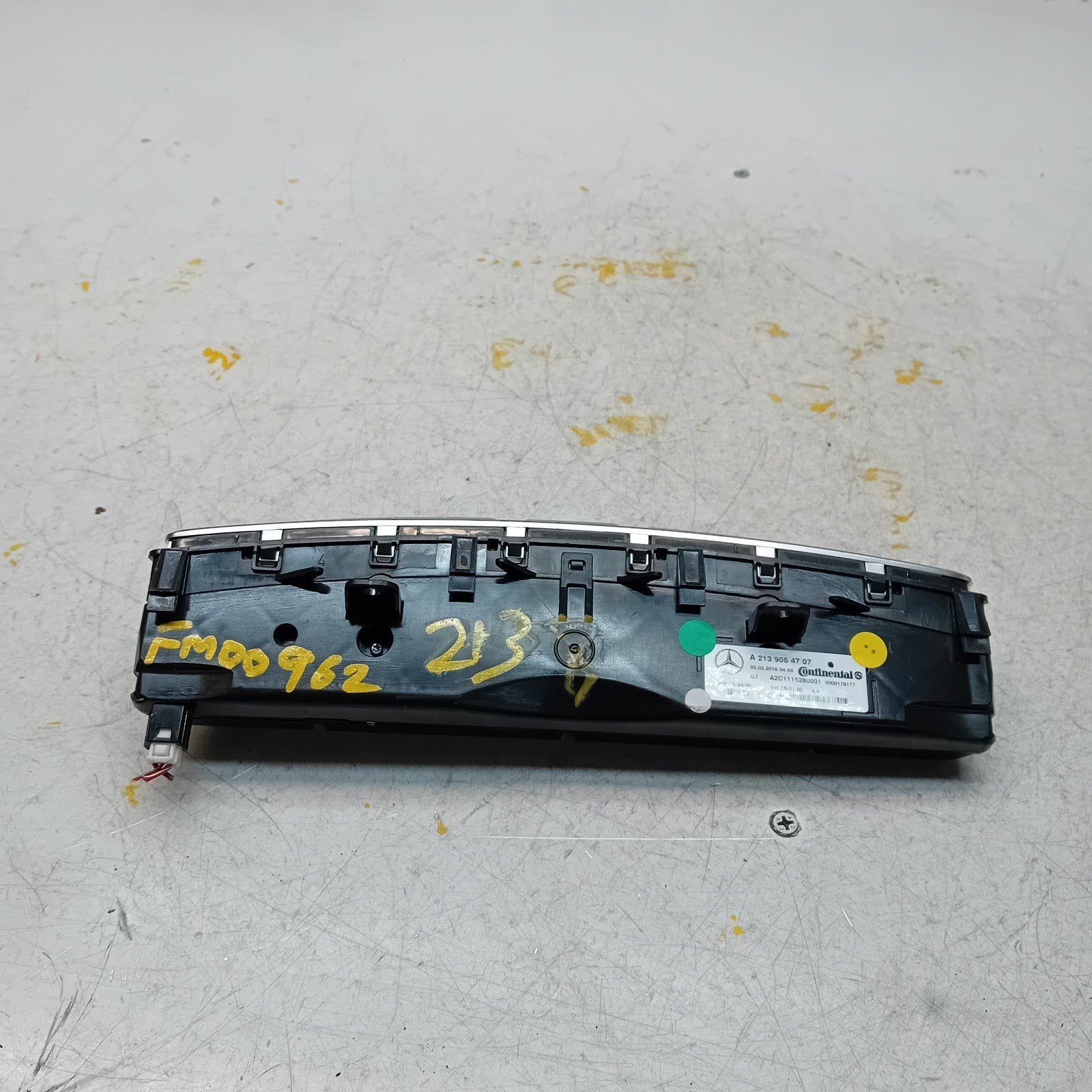 MERCEDES E CLASS HEATER AC CLIMATE CONTROL PANEL A2139054707 2018-2023 FM00962