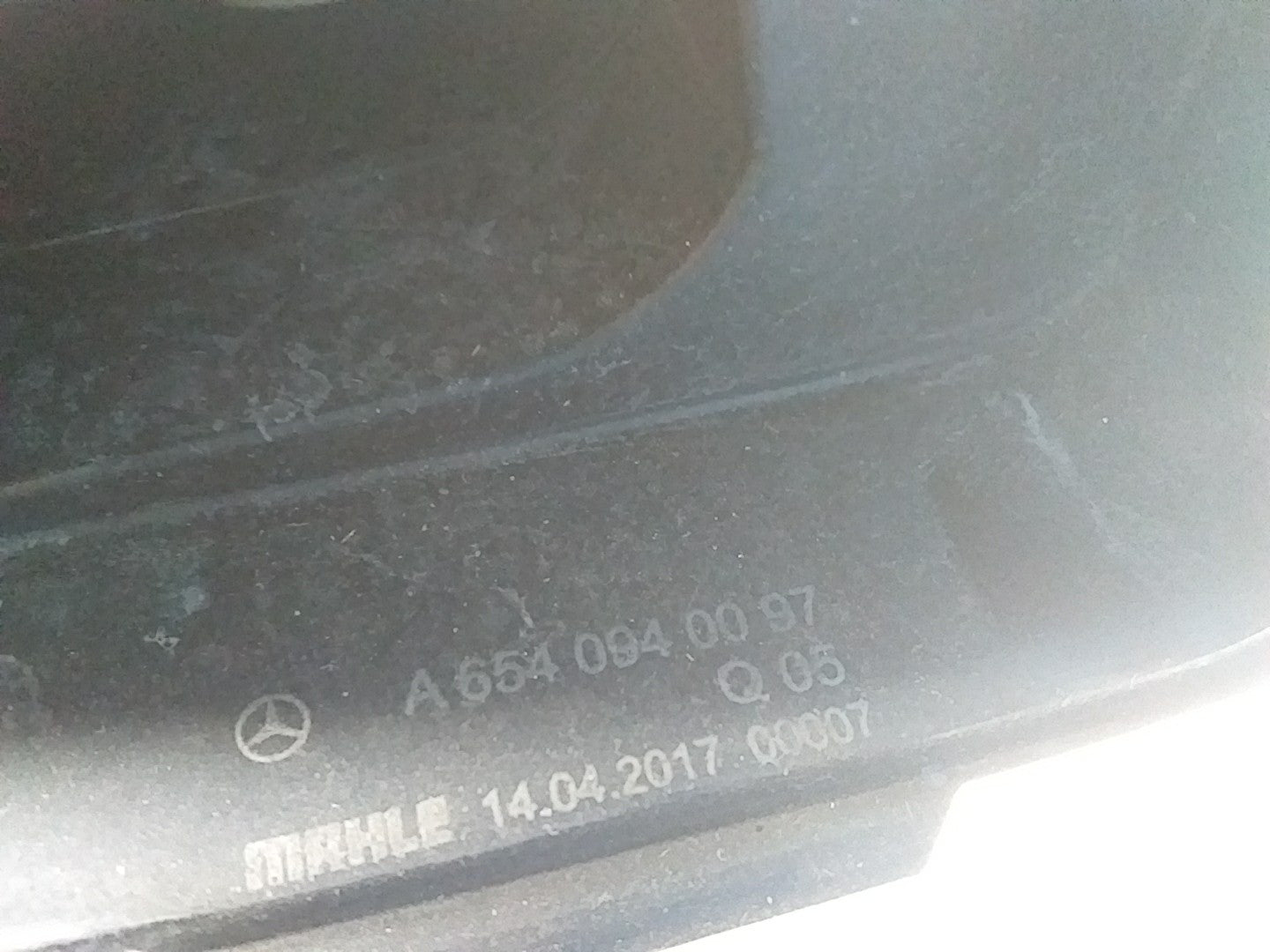MERCEDES BENZ E-CLASS W213 AIR INTAKE TUBE A6540040097 FMI46