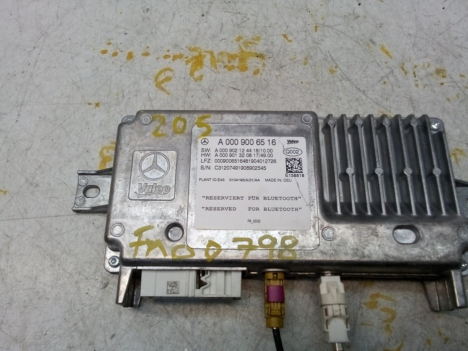 MERCEDES C-CLASS W205 BLUETOOTH PARKING CONTROL A0009006516 FM00798