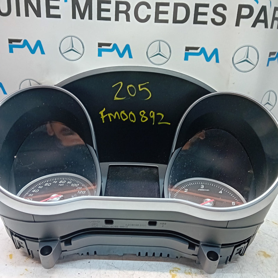 MERCEDES C-CLASS SPEEDOMETER INSTRUMENT CLUSTER W205 A2059000416 2014 FM00892