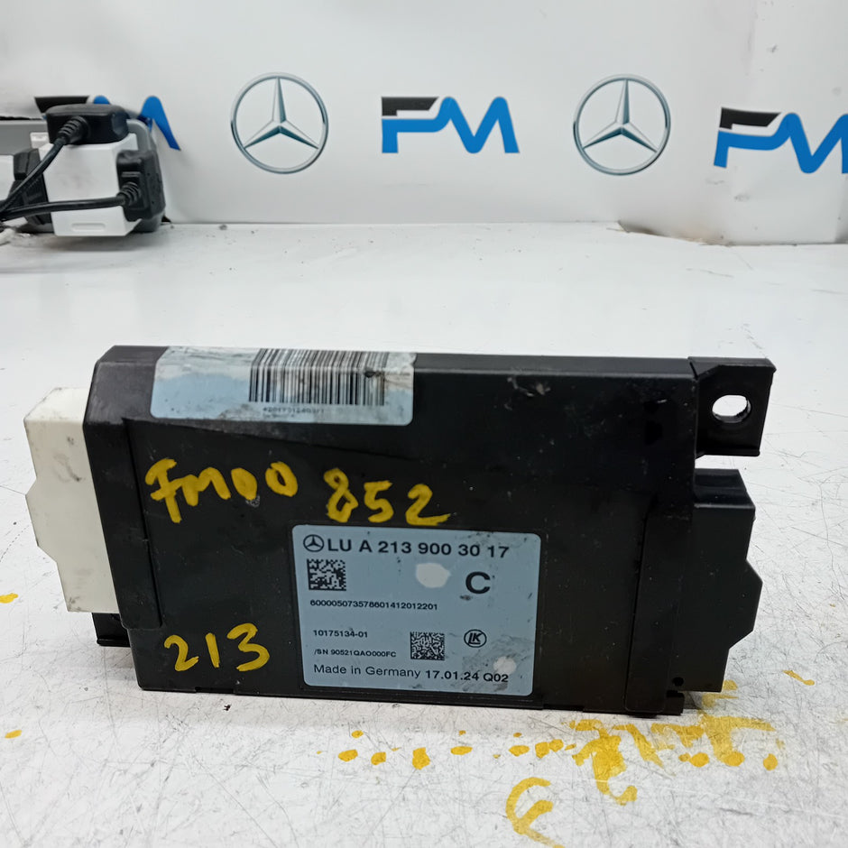MERCEDES E CLASS IGNITION CONTROL MODULE ECU A2139003017 W213 FM00852