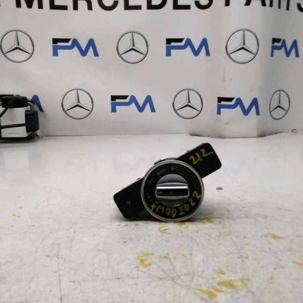 MERCEDES E-CLASS W212 HEADLIGHT CONTROL SWITCH 2012 A2129050551 FM001022