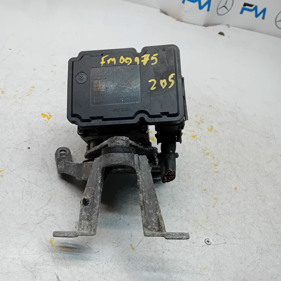 MERCEDES C-CLASS W205 ABS PUMP MODULE CONTROL UNIT A1729014100 FM00975