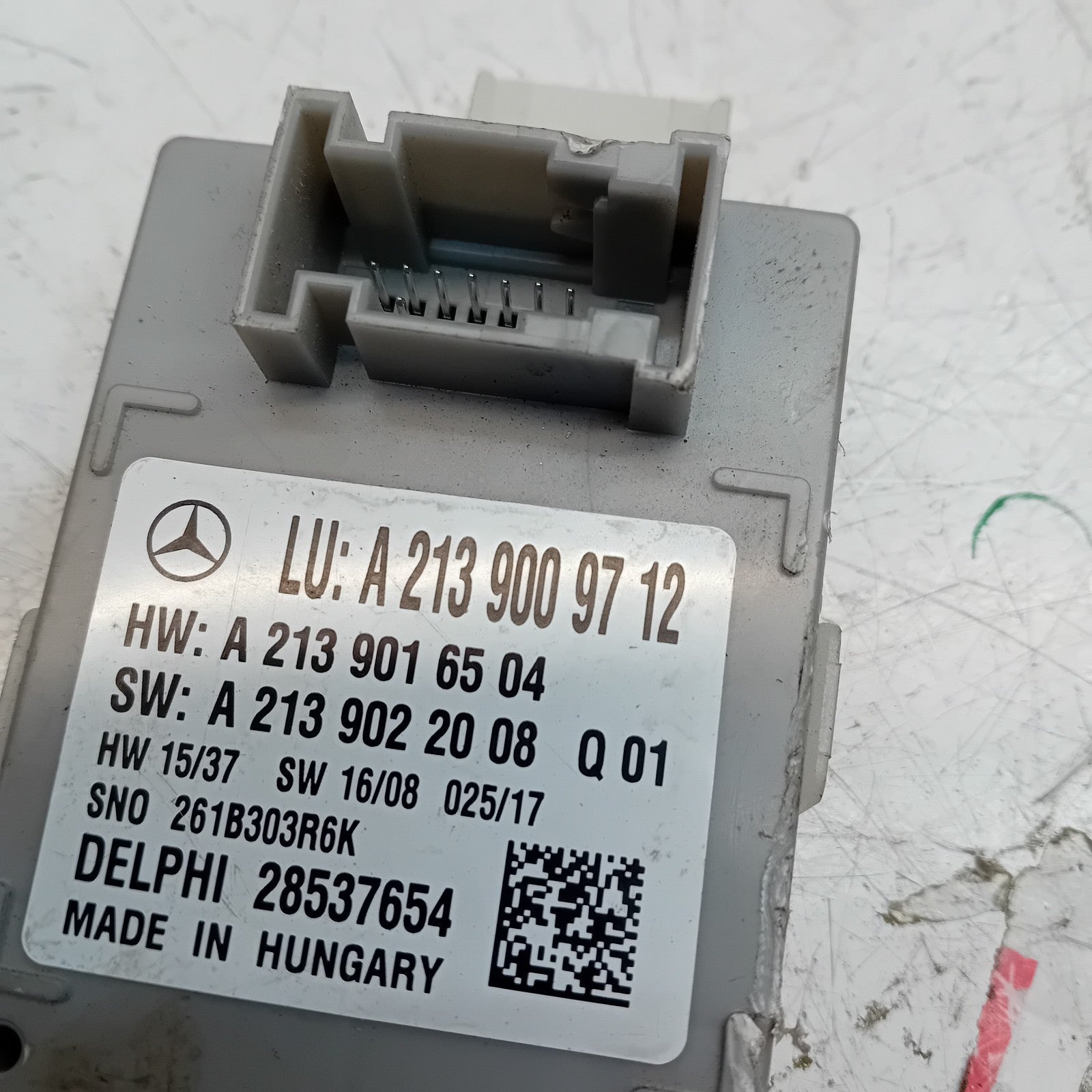 MERCEDES E-CLASS W213 LIGHT CONTROL UNIT A2139016504 FM00825