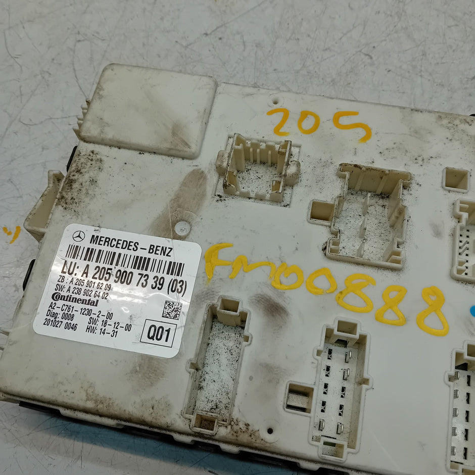 MERCEDES C-CLASS SAM CONTROL MODULE W205 A2059007339 FM00888