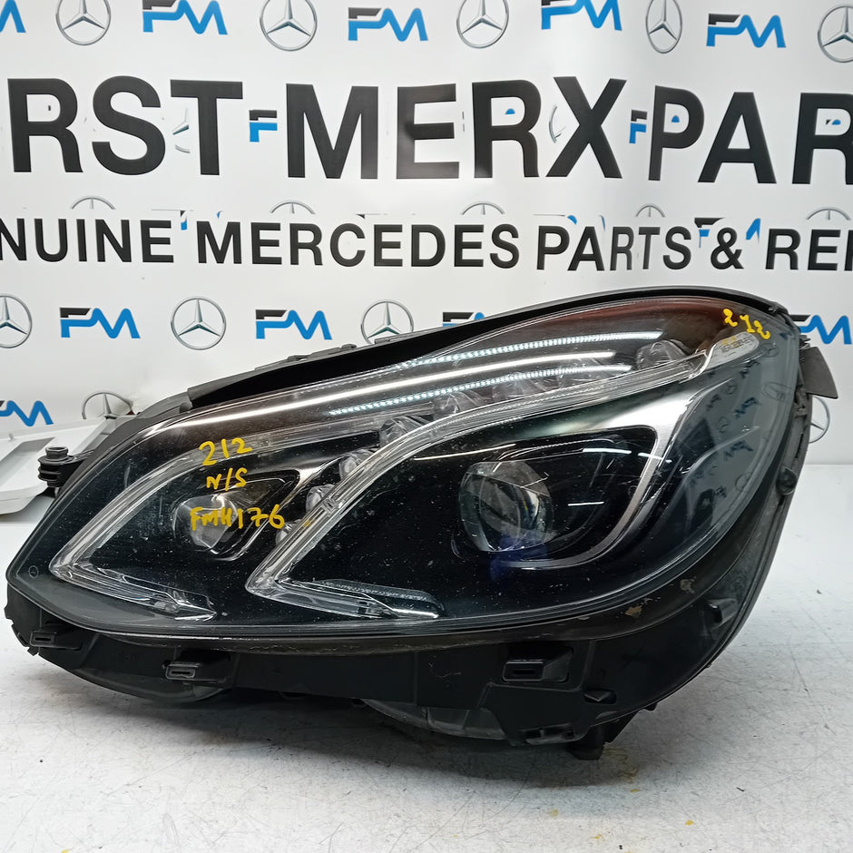 MERCEDES E-CLASS W212 HEADLIGHT PASSENGER NS LEFT A2129062903 2015 FMH176