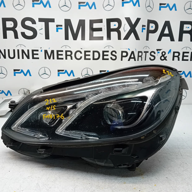 MERCEDES E-CLASS W212 HEADLIGHT PASSENGER NS LEFT A2129062903 2015 FMH176