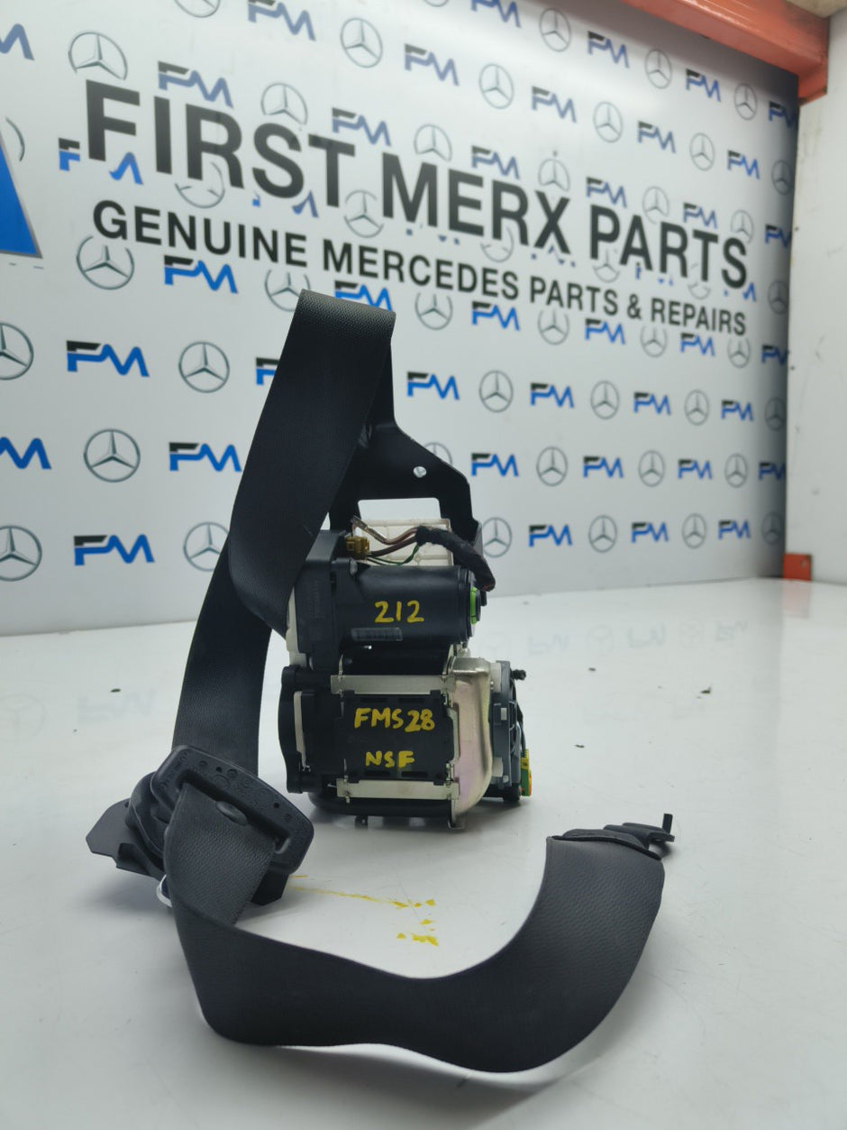 MERCEDES E CLASS W212  SEAT BELT FRONT LEFT PASSENGER SIDE A2128600786 FMS28 NSF