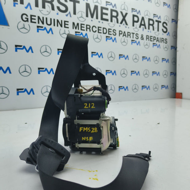 MERCEDES E CLASS W212  SEAT BELT FRONT LEFT PASSENGER SIDE A2128600786 FMS28 NSF
