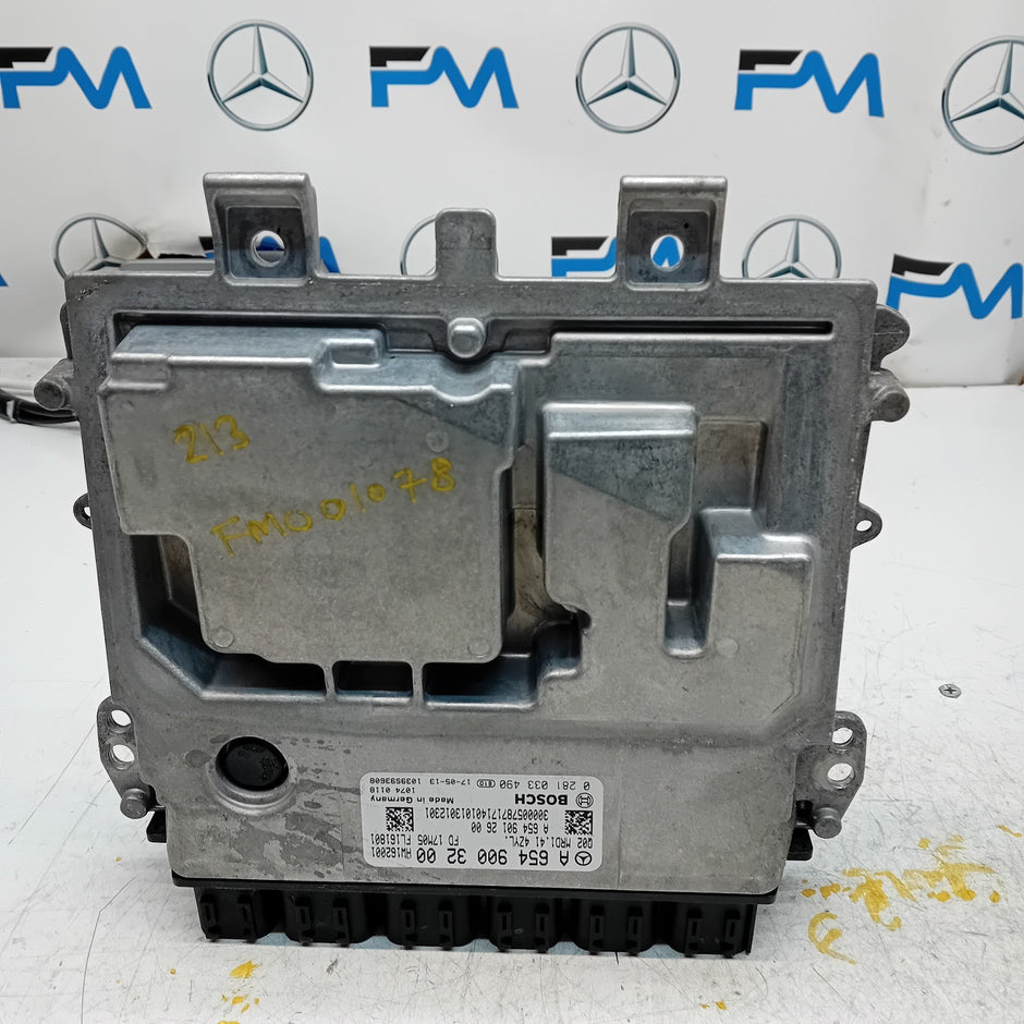 MERCEDES E-CLASS W213 ENGINE  ECU CONTROL MODULE A6549003200 FM001078