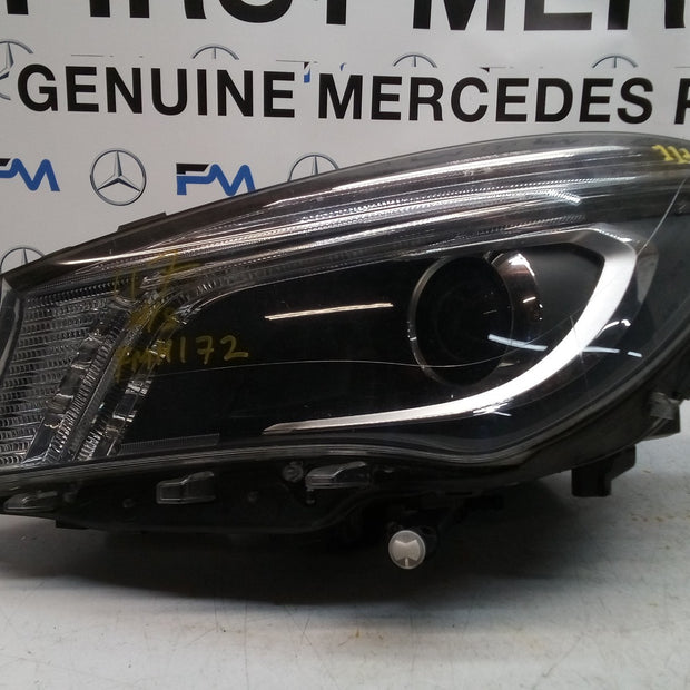 MERCEDES CLA W117 HEADLIGHT PASSENGER NS LEFT A1179065300 2015 FMH172