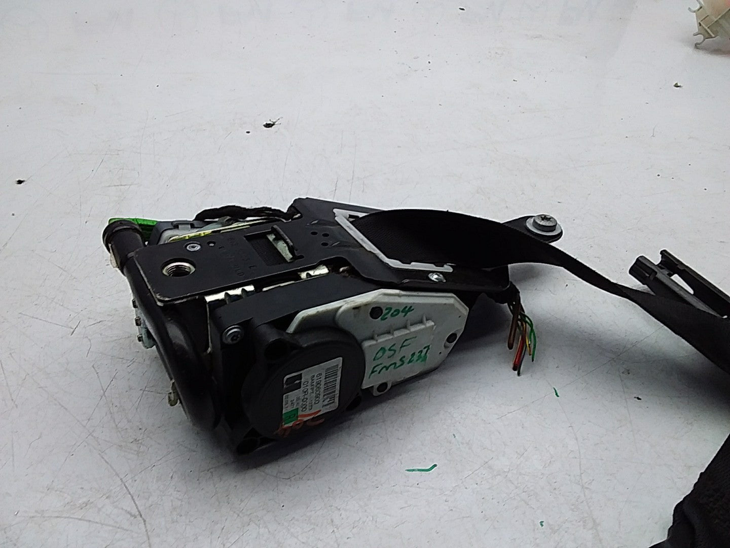 MERCEDES C-CLASS W204 SEAT BELT FRONT RIGHT DRIVER SIDE A2048602286 FMS237 OSF