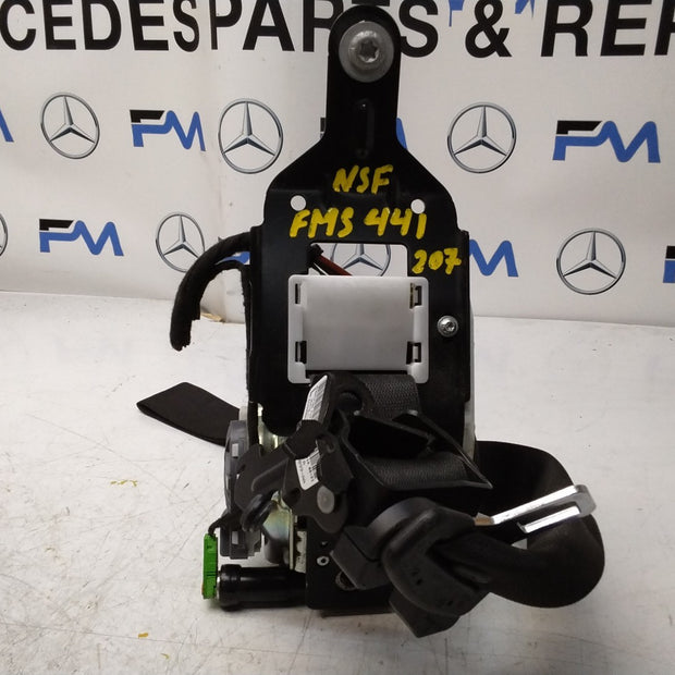 MERCEDES W207 E CLASS FRONT LEFT PASSENGER SIDE SEAT BELT A2078605985 FMS441 NSF