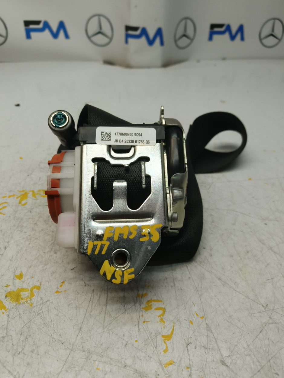 MERCEDES A CLASS FRONT LEFT SEAT BELT WITH PRETENSIONER A1778600800 FMS35 NSF