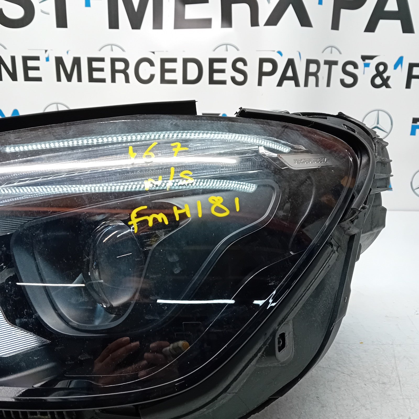 MERCEDES GLE HEADLIGHT PASSENGER NS LEFT A1679064508 2023 LED HIGH PERFOR FMH181